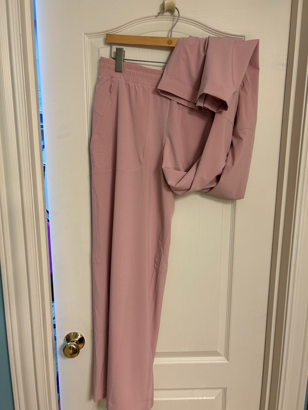 lululemon athletica Swift Wide-Leg Mid-Rise Pant Pink Haze